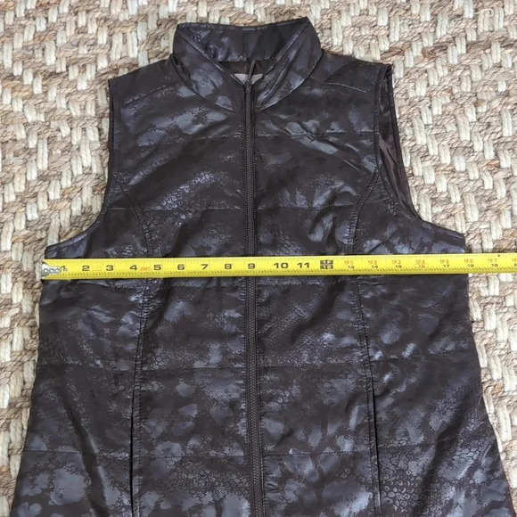 Chico's Brown Snakeskin Print Vest - Picture 8 of 8